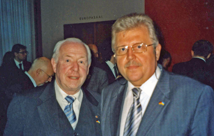 Prof. h.c. K-H-Krog und stellv. ukrainischer Auenminister Wolodymyr Handogi