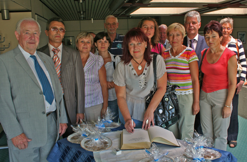 Eintrag ins Goldene Buch der Stadt Bad Salzuflen